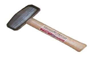 Midwest Rake 41352 American Heritage 4 lb. Drilling Hammer - 10" Hickory Handle