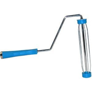 Midwest Rake 48129 9" Heavy-Duty Ribbed Roller Frame, Threaded Handle Adapter