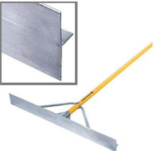 Midwest Rake 56332 30" Straight Light Lute/Rake, 108" OS Yellow AH, Gusset Bracing