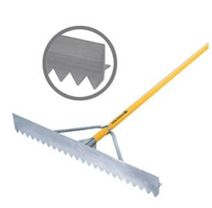 Midwest Rake 56236 36" Light Lute/Rake, 82" OS Yellow AH, Wrap Bracing