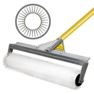 Midwest Rake 59648 48" Spiked Roller 13/16", Aluminum Frame, 66" Yellow AH