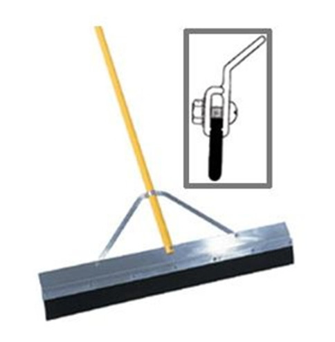 Midwest Rake 76083 36" 3" Round Edge Non-Tapered Seal Coat Squeegee, 82" OS Yellow AH