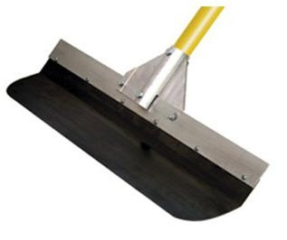 Midwest Rake 78927 36" Round Edge Flexible Blade Smoother, 66" Yellow AH