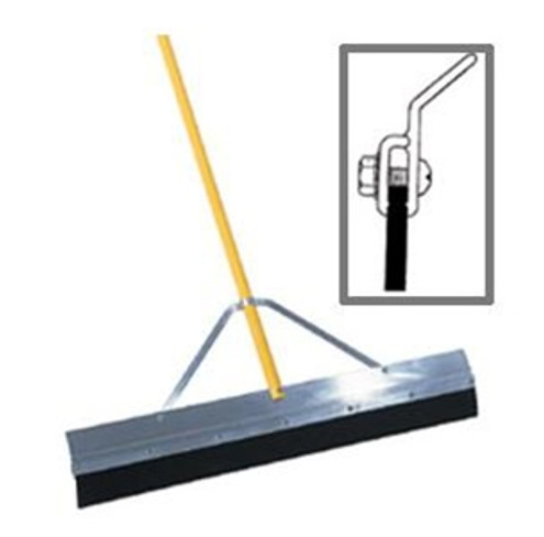 Midwest Rake 76348 48" 3" Square Edge Seal Coat Squeegee, 66" OS Yellow AH