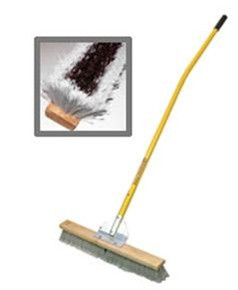 Midwest Rake 82106 36" Duo Broom, 60" Ergonomic Yellow AH