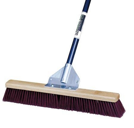 Midwest Rake 82924 24" General Purpose Broom, 60" Ergonomic Blue AH