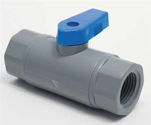 SMC 6382890 Ball Valve, 3/8 In, FNPT x FNPT, PVC