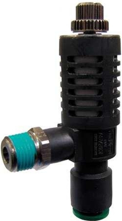 SMC ASV510F-N03-13S Flow Control Valve, Tube 1/2 In NPT