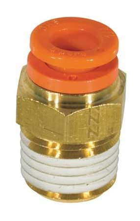 SMC KQ2H13-36S Male Connector, 1/2 x 3/8 In, Tube x NPT