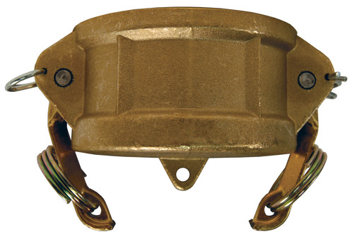 Dixon G500-DC-BR 5" Global Brass Dust Cap w/ Brass Handles
