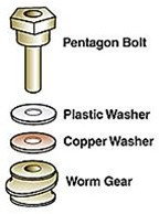 AY McDonald 4174504 74MCW COPPER WASHER