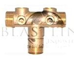 AY McDonald 2045SP 1 1/4X4 1/2 TANK TEE-2H