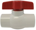 AY McDonald 2060T 1-1/2" PVC Ball Valve-Female Connection