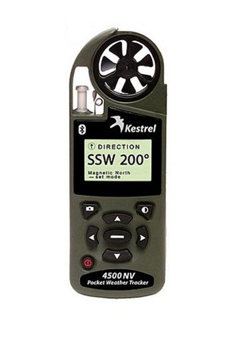 Kestrel 4500NV Pocket Weather Meter in Olive Drab with Bluetooth