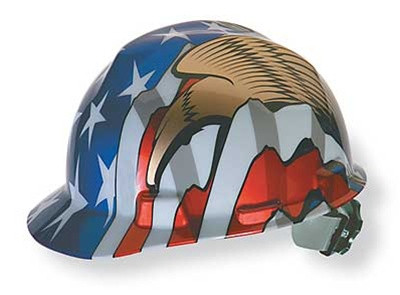 MSA 10052947 Hard Cap, American Flag