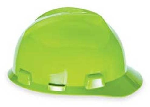 V-Gard 10061512 Hard Cap,Hi Viz Yellow Green,Ratchet