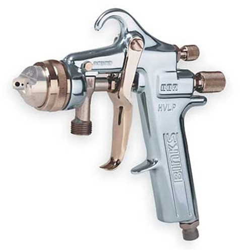 Binks 6202-1204-4 HVLP Spray Gun, Pressure,Nozzle 1.2 mm