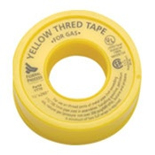 Gasolia Chemicals YT75 1" X 520" Yellow PTFE Tape for Gas