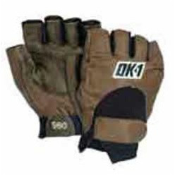 OK-1 OK-960 Half Finger Lifter's Style, Hook and Loop Closure. (01O-49130)