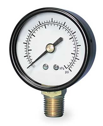 Pressure Gauge, 2 In, 0 to 160 Psi (90M-GAGE0TO160)