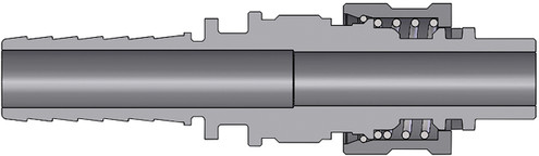 Dixon N4S3 1/2" BOWES NIPPLE, 3/8" BARB, STEEL Body Material: STEEL Body Size: 1/2"