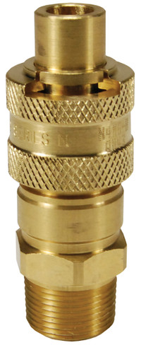 Dixon N4M6-B BOWES NIPPLE, 3/4" M-NPTF, BRASS Body Material: BRASS Body Size: 1/2"