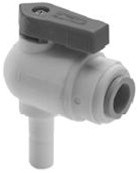 DIXON PP6VTEU6-MG LIQUIfit™ Ball Plug-in Valve Plug-in Elbow Unions,Polypropylene