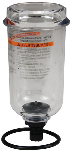 Dixon PS732 Polycarbonate Bowl w/Twist Drain