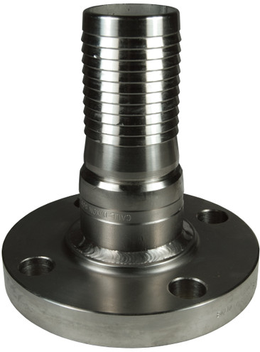 Dixon RFST25CS 2" 316SS Crimp Style 150# ASA Fixed Flange x Hose Shank