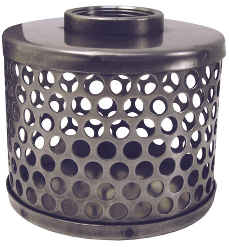Dixon RRHS40 4" Stainless Round hole Strainer