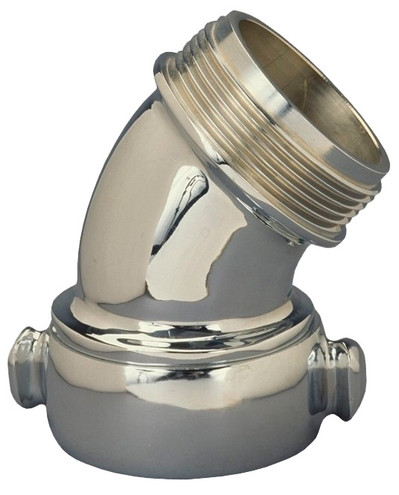 Dixon RSE90250F-C 2-1/2" NST 90 DEGREE RL ELBOW CHROMED BRASS FINISH