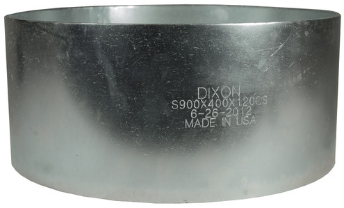 Dixon S900X400X090CS 8" CS Crimp Style Sleeve, 9.00" ID .090" Wall, 4.00" OAL