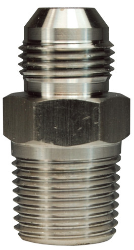 Dixon SS2404-4-4 7/16"-20 Male 37 Deg Flare x 1/4"-18 Male NPTF (316SS)