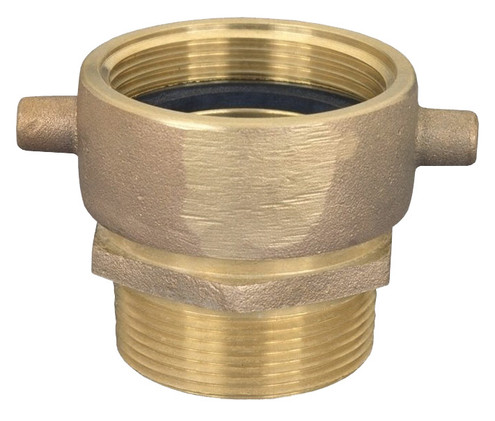 Dixon SM250NYFD 2-1/2" FNYFD SWIV X 2-1/2" MNPT BRASS ADAPTERS