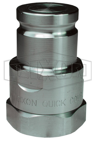 Dixon ST3BF3-SS 3/8" SNAPTITE FF NIP, 3/8" BSPP 316 SS Body Material: 316 STAINLESS Body Size: 3/8"