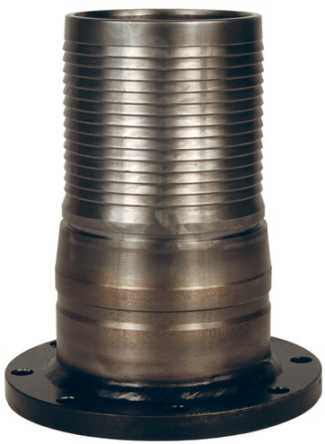 Dixon TTFST40CS-THK 4" CS TTMA Flange x Crimp Style Combo Nipple 3/8" Thk Flange