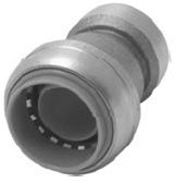 DIXON U058 Sharkbite Push-Fit Reducing Couplings,Forged Brass