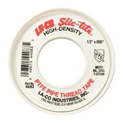 Markal 44003 Slic-Tite Ptfe Thread Tape Premium Grade 1/2" X 600" Carded, Each