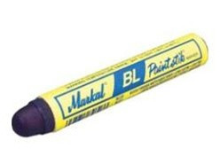 Markal 84834 B-L Paintstik Marker Bleeds Through Solvent-Based Paints Blue, 48/Case