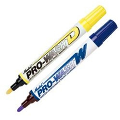 Markal 97011 PRO-WASH REMOVABLE PAINT MARKERS D Yellow, Each