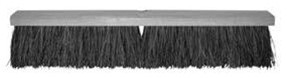 1430-SL 30" Prime stiff Palmyra fiber. Staple set in clear lacquered streamlined hardwood block