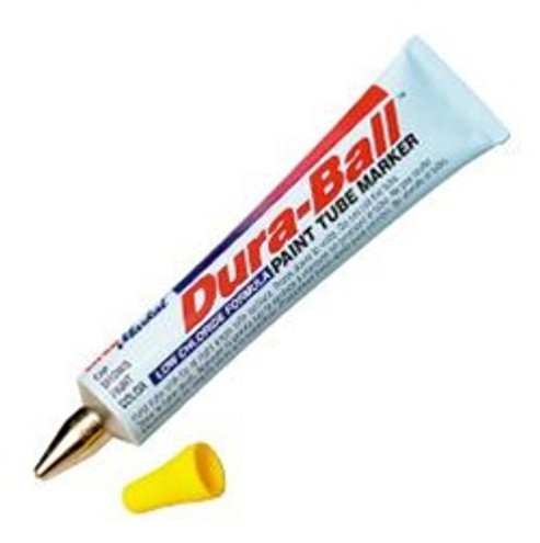Maral 96657 Dura-Ball Paint Tube Marker Metal Tip 1/8" Tip Blue, 48/Case