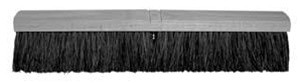 Magnolia Brush 1436-A 36" Brown Palmyra. Staple set in clear lacquered flat-top hardwood block.