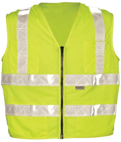OK-1 OK-SVL2M ANSI Class II Zipper Surveyor Vest Size:5XL (60" +)