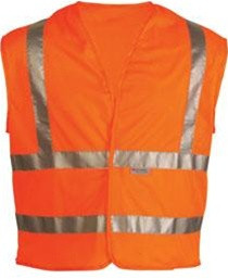 OK-1 OK-AV2OM ANSI Class II Hook & Loop Vest Size:S/M (26-38")
