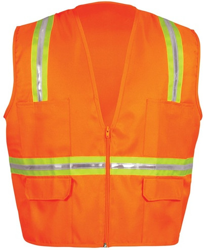 OK-1 OK-DSO Polyester Surveyor Vest Size:L (38-42")