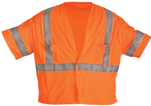 OK-1 OK-AV3OM-04 ANSI Class III Hook & Loop Vest Size:2XL (48-52")