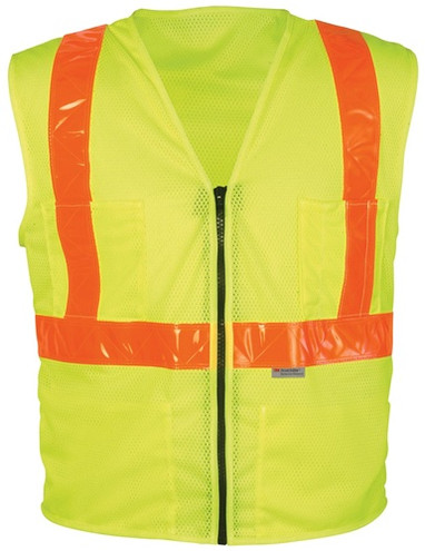 OK-1 OK-SVLMO ANSI Class II Zipper Surveyor Vest Size:5XL (60" +)