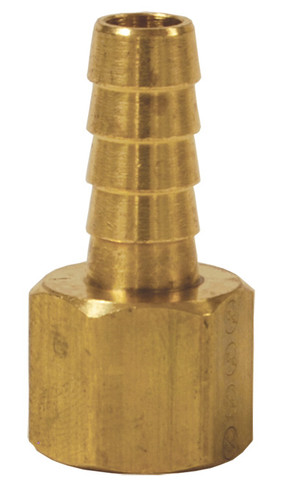 Dixon 1040608CLF 1/2" Fem NPT x 3/8" Hose Barb Lead Free Brass <= 0.25% Pb