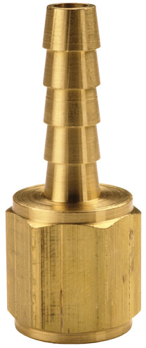 Dixon 1040812C 3/4" Fem NPTF x 1/2" Hose Barb Solid Brass (Pkg Qty 25)